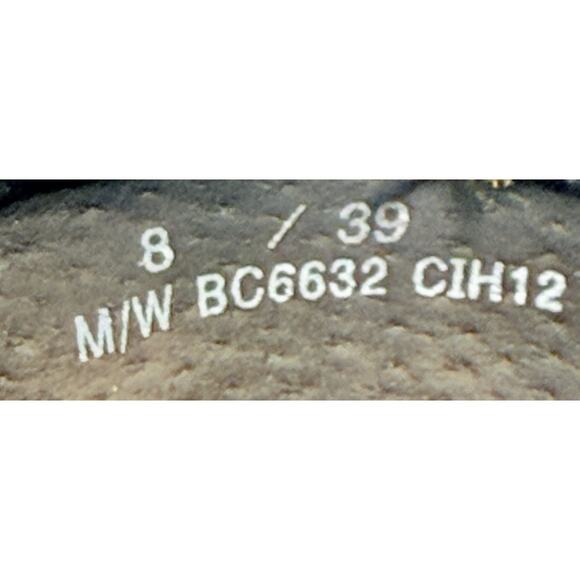 b.ø.c Born Concept Peggy Brown Leather Slip-On Comfort Clogs Women’s Sz 8 BC6632 - Picture 12 of 12